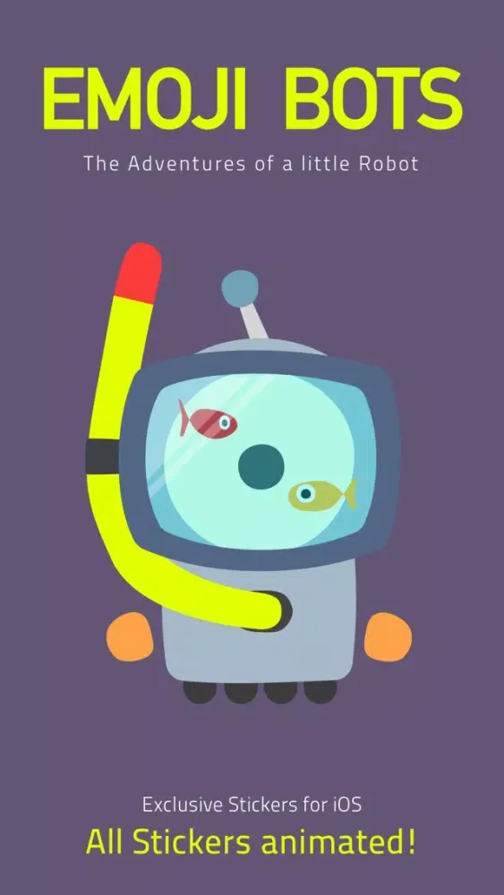Скриншоты Emoji Bots animated