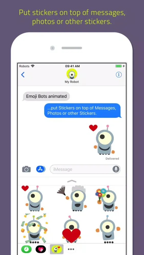 Скриншоты Emoji Bots animated
