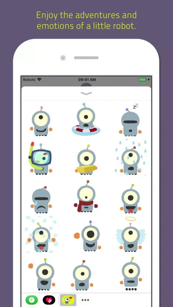 Скриншоты Emoji Bots animated