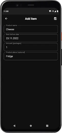 Best-Before Screenshots