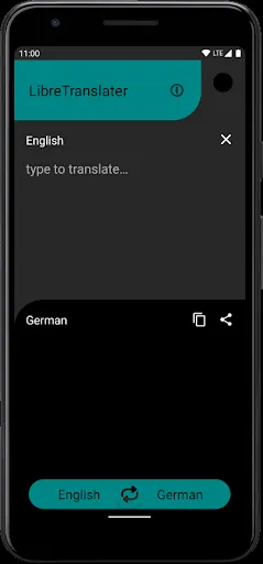 Capturas de pantalla de LibreTranslator