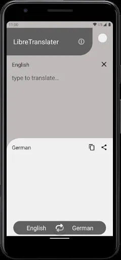Capturas de pantalla de LibreTranslator