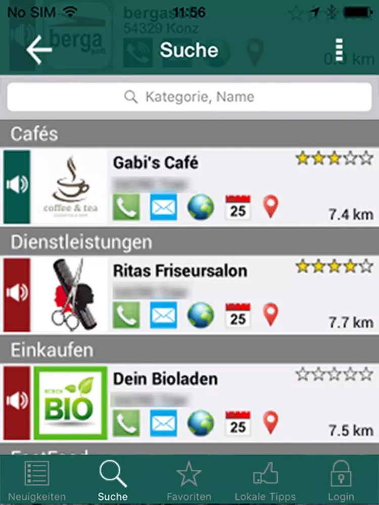 Screenshot di NotifyMe iPad