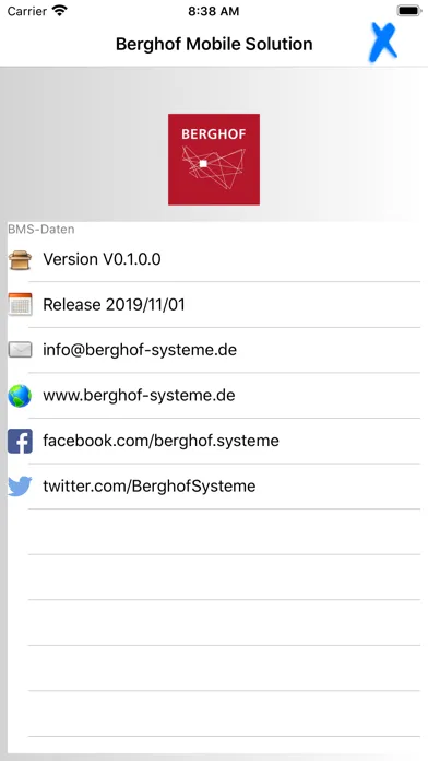Berghof Mobile Solution 19应用截图