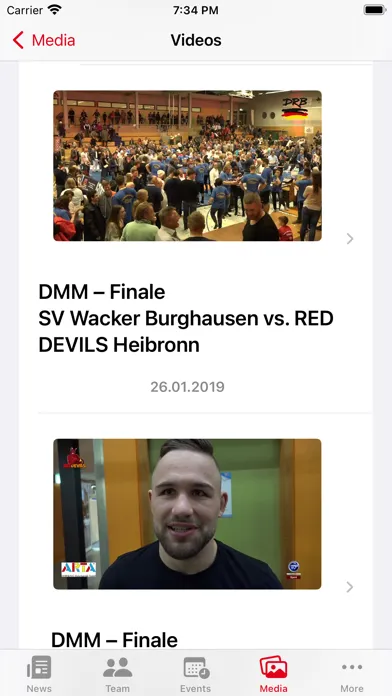 Tangkapan skrin RED DEVILS Heilbronn
