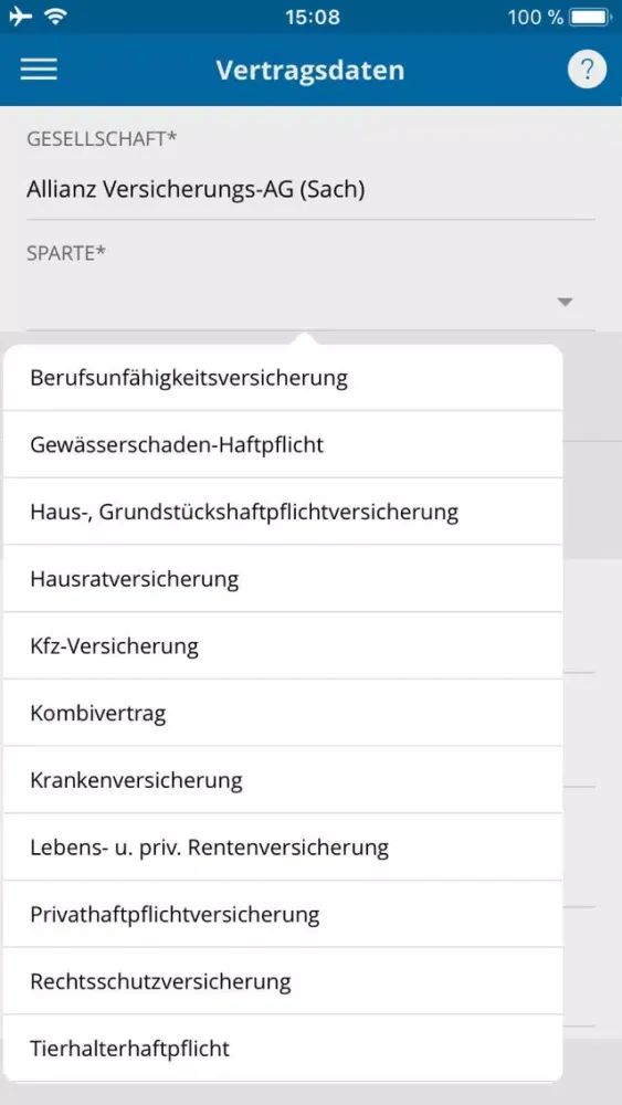 Mein Bestand應用截圖