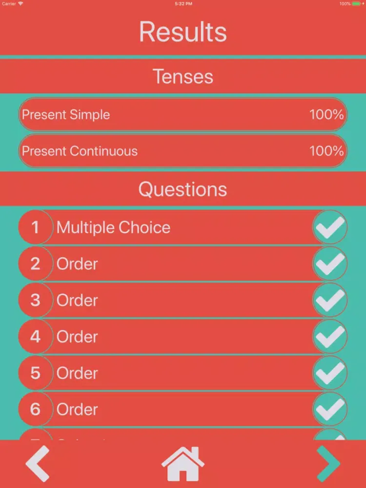 Tense Master iPad  スクリーンショット