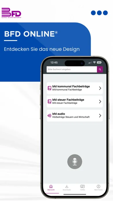 bfd online® Screenshots