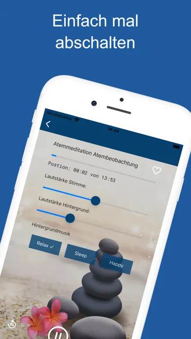 Entspann dich App Screenshots