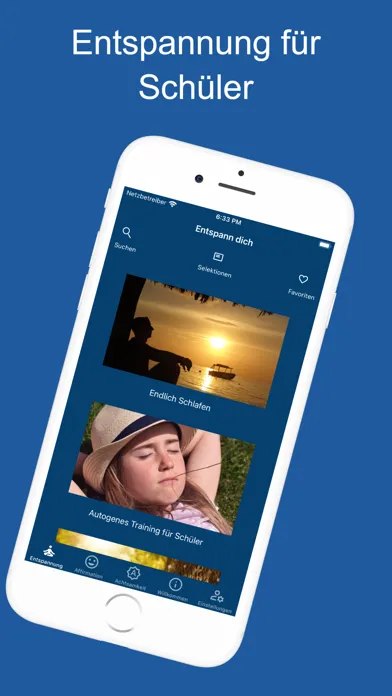 Entspann dich App Screenshots