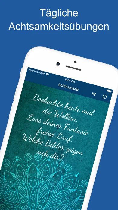 Entspann dich App Screenshots