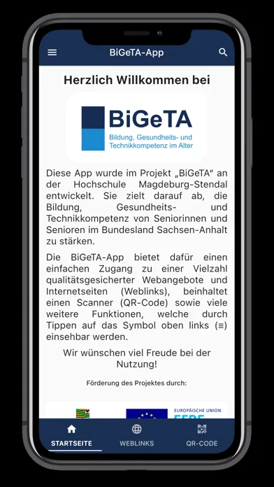 Screenshot di BiGeTA