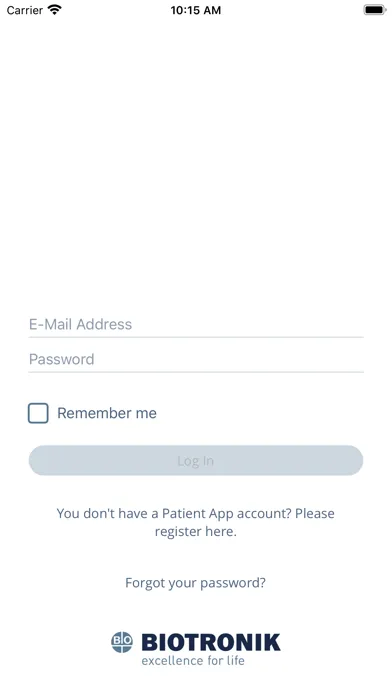 Tangkapan layar Patient App