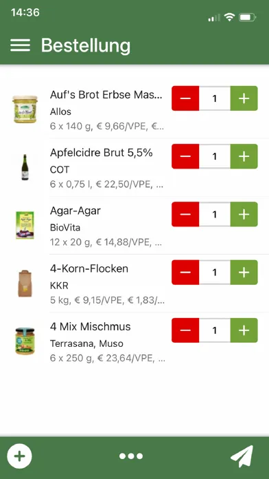 BODAN-Service-App Screenshots