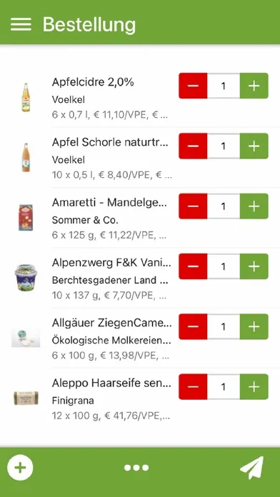 Kornkraft-B2B-MesseApp Screenshots