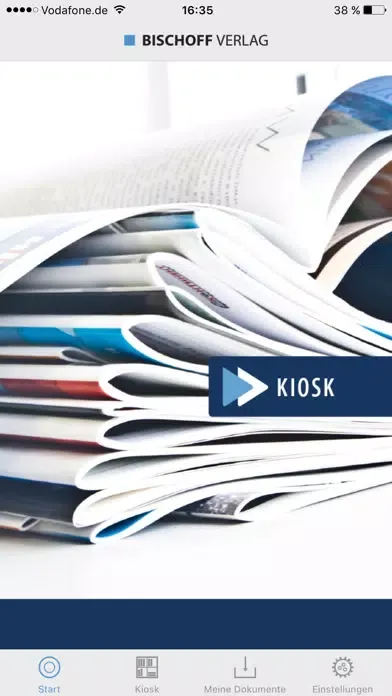 Capturas de tela do BISCHOFF Kiosk