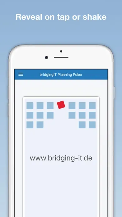 Tangkapan skrin bridgingIT Planning Poker