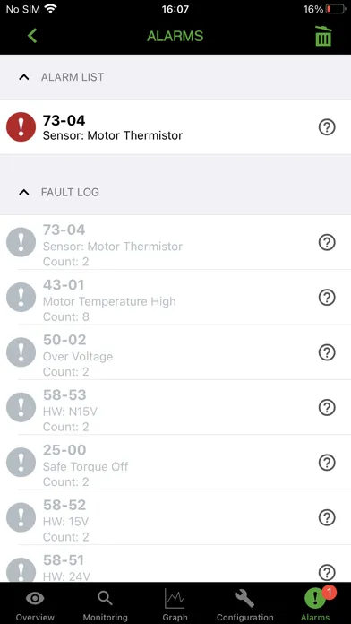 Capturas de pantalla de BITZER Electronics ServiceTool