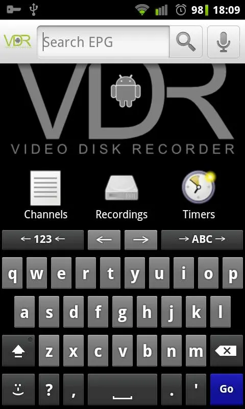 Скриншоты VDR-Manager