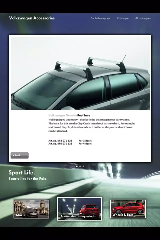 Polo Volkswagen Accessories স্ক্রিনশট