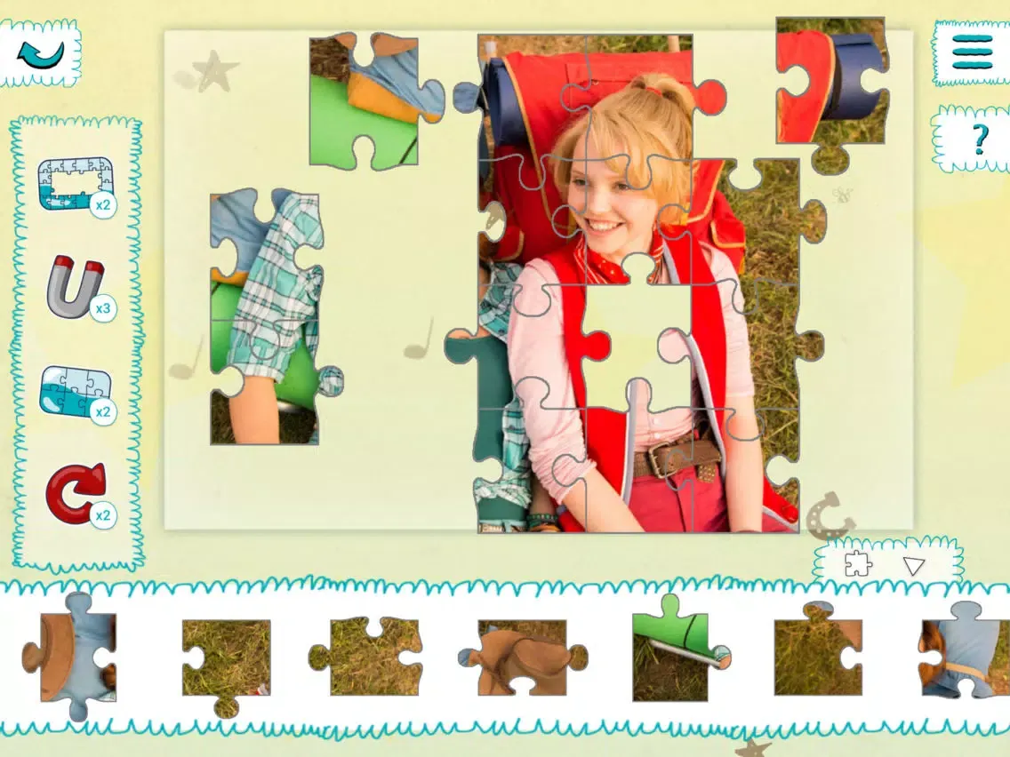 Bibi & Tina Puzzle-Spaß iPad  Screenshots