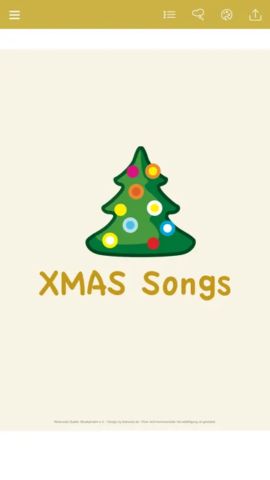 Tangkapan layar Xmas Songs in German