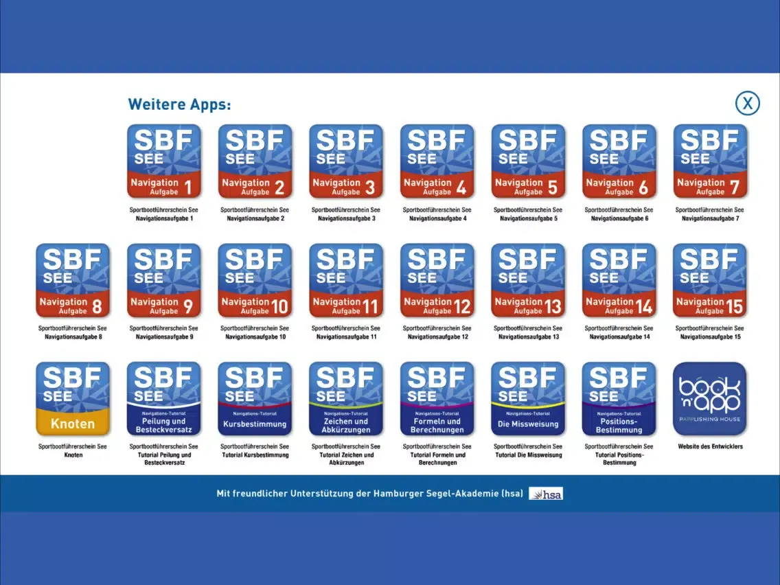 Capturas de pantalla de SBF SEE Navigation Aufgabe 13 iPad 