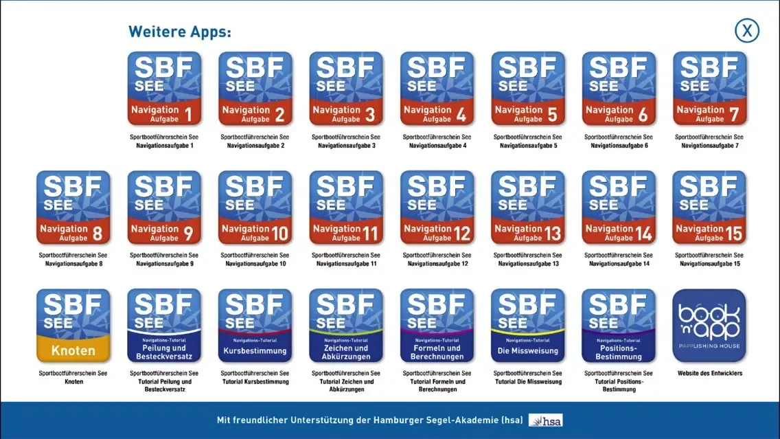 Capturas de pantalla de SBF SEE Navigation Aufgabe 13