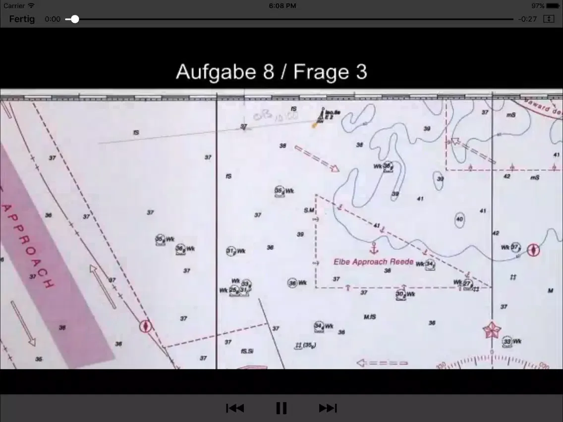 Capturas de tela do SBF SEE Navigation Aufgabe 8 iPad 