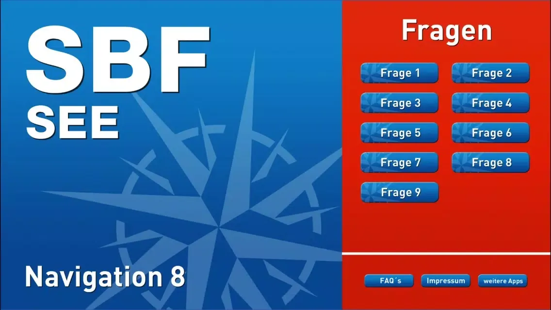 Capturas de tela do SBF SEE Navigation Aufgabe 8
