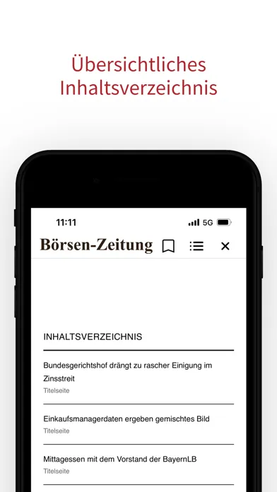 Börsen-Zeitung Screenshots