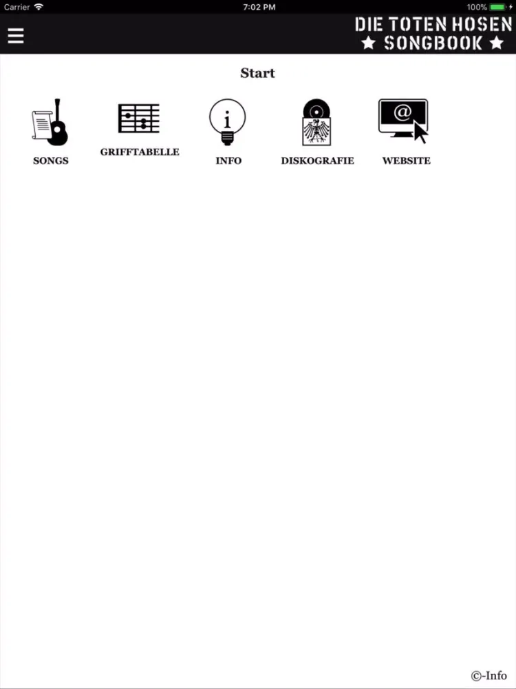 Скриншоты Die Toten Hosen Songbook App iPad 