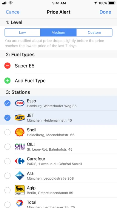 Tangkapan layar 1-2-3 Fuel