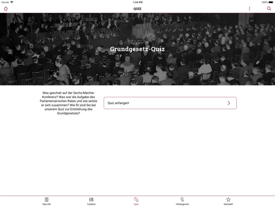 Скриншоты bpb: Das Grundgesetz iPad 