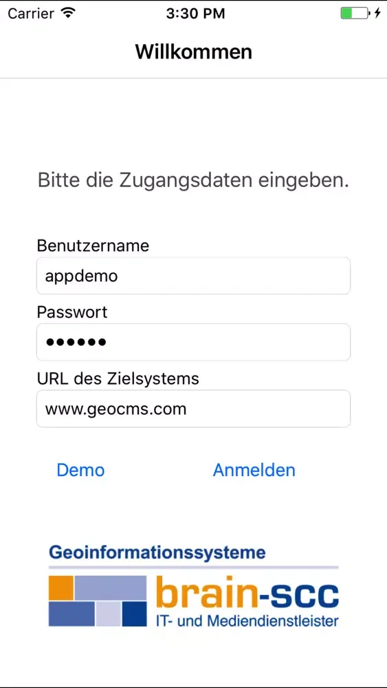GIS-App Screenshots
