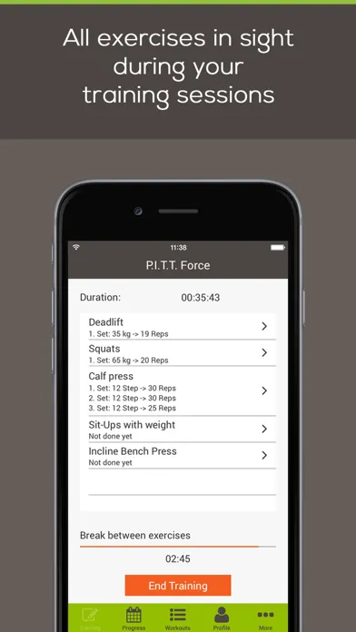 Zrzuty ekranu yourWorkout - your smart workout diary