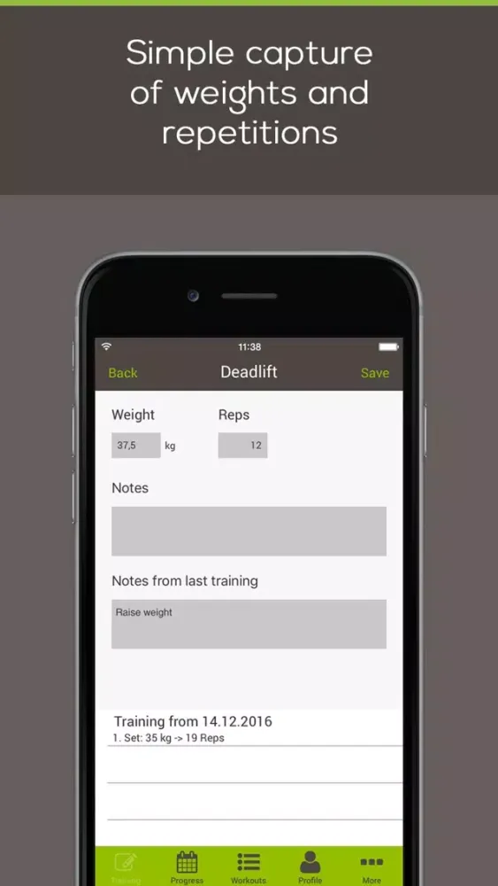 Capturas de pantalla de yourWorkout pro - your smart workout diary