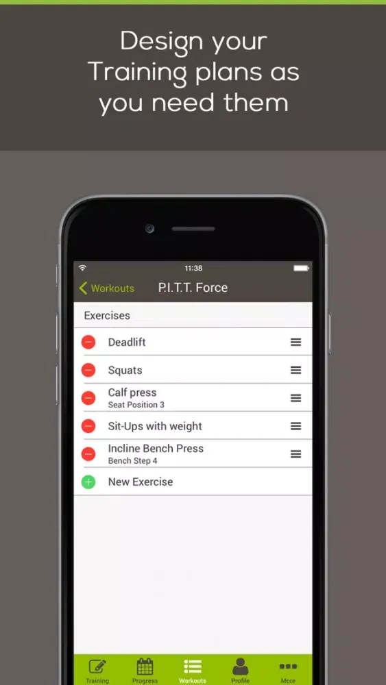 Capturas de pantalla de yourWorkout pro - your smart workout diary