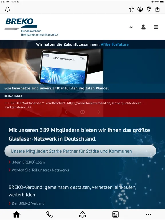 BREKO iPad 應用截圖