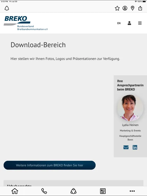 BREKO iPad 應用截圖