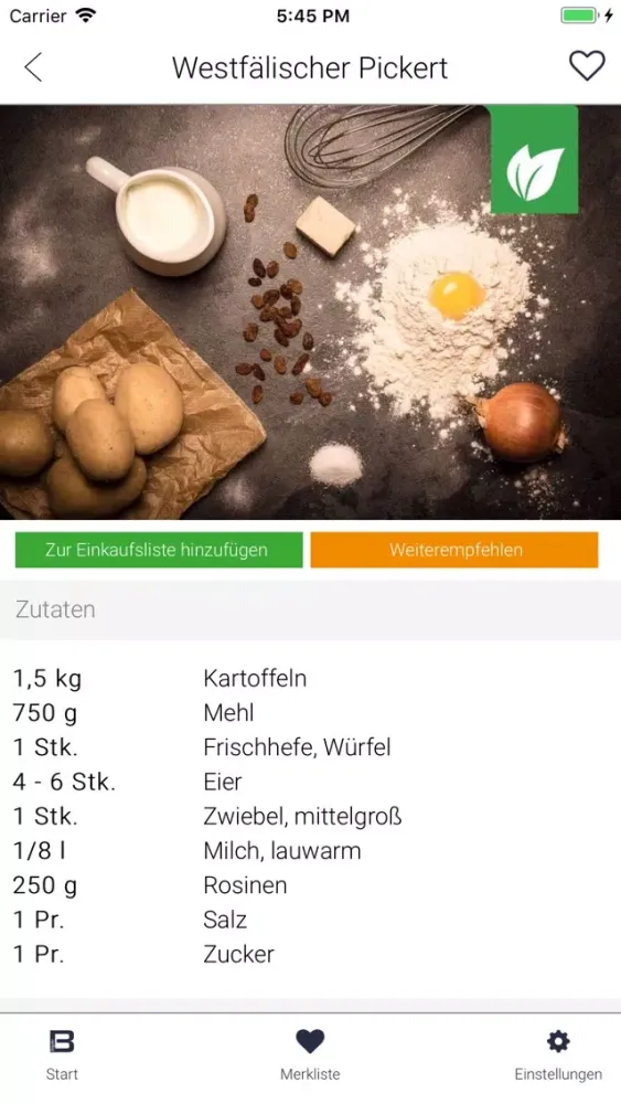 صور Brigitte Küchen Haushaltsapp