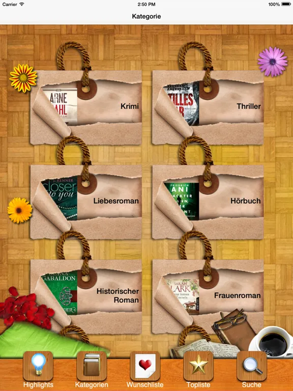 Buch-Ticker - Büchertipps: Romane & E-Books lesen iPad  Screenshots