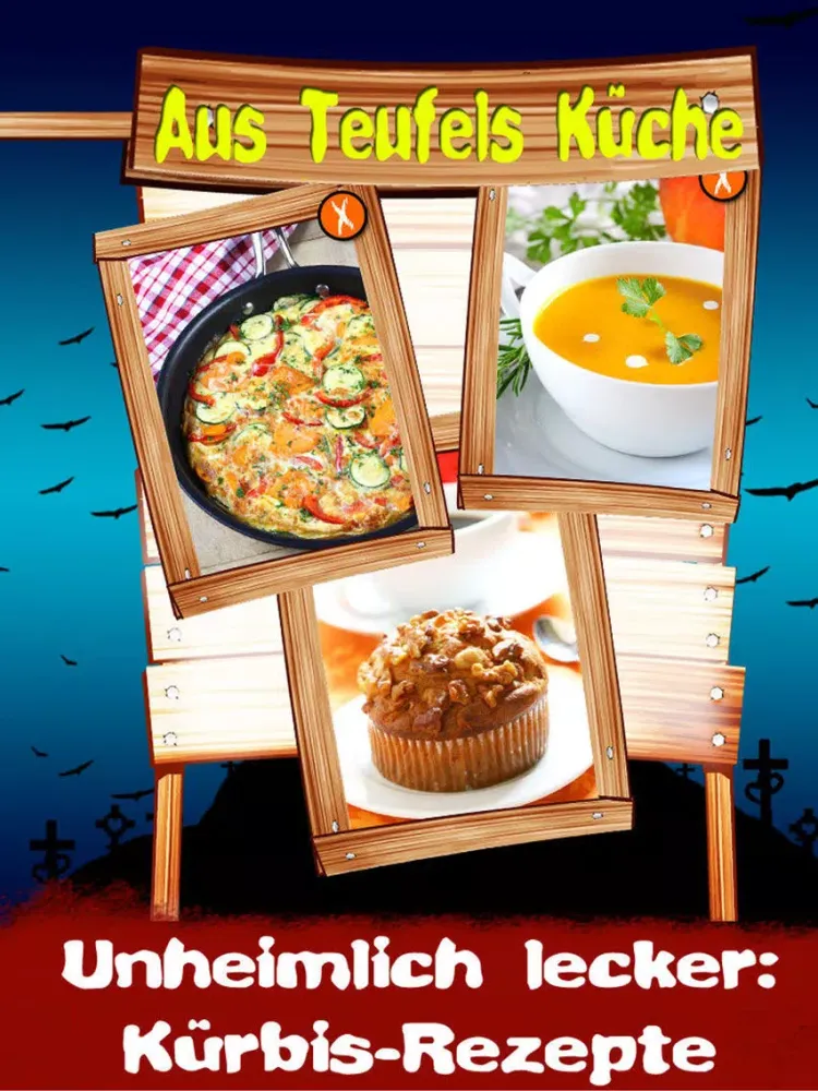 Скриншоты Halloween - Grusel-App Storys Sounds Witze Rezepte iPad 