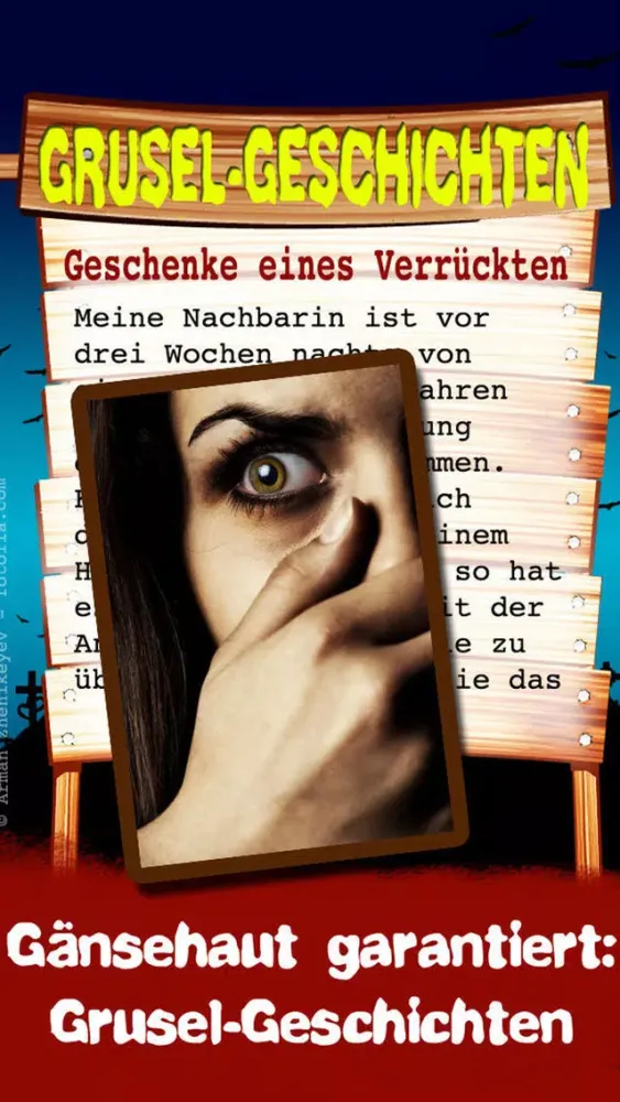 Скриншоты Halloween - Grusel-App Storys Sounds Witze Rezepte