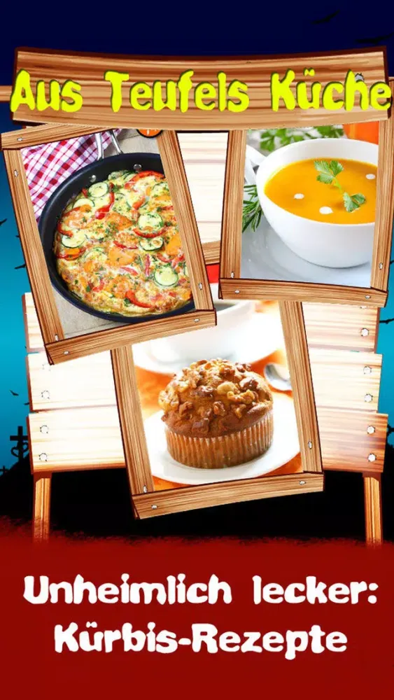 Скриншоты Halloween - Grusel-App Storys Sounds Witze Rezepte