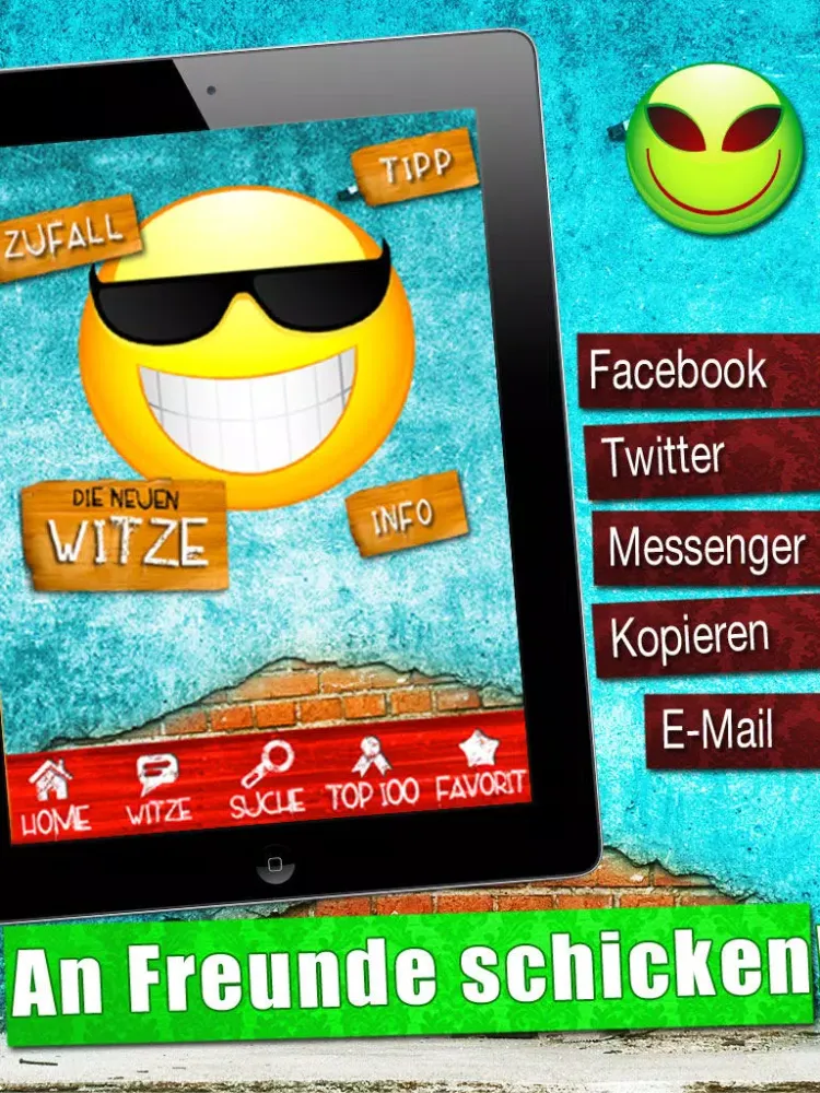 NEUE WITZE - Brüller-Jokes zum Ablachen iPad  স্ক্রিনশট
