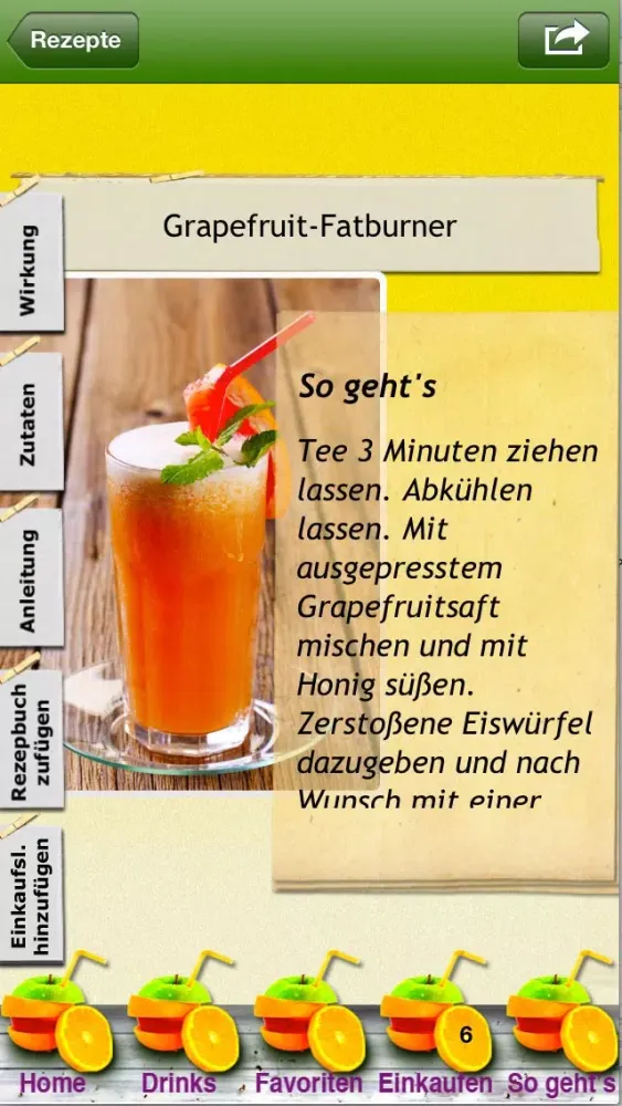 Schlank-Drinks - Abnehmen mit der 7-Tage-Diät Screenshots