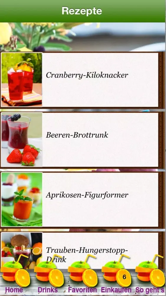 Schlank-Drinks - Abnehmen mit der 7-Tage-Diät Screenshots