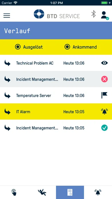 BTD ALARM 스크린샷