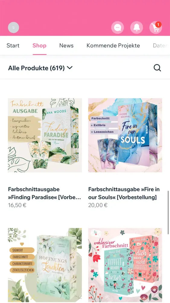 Buchmädchen 스크린샷